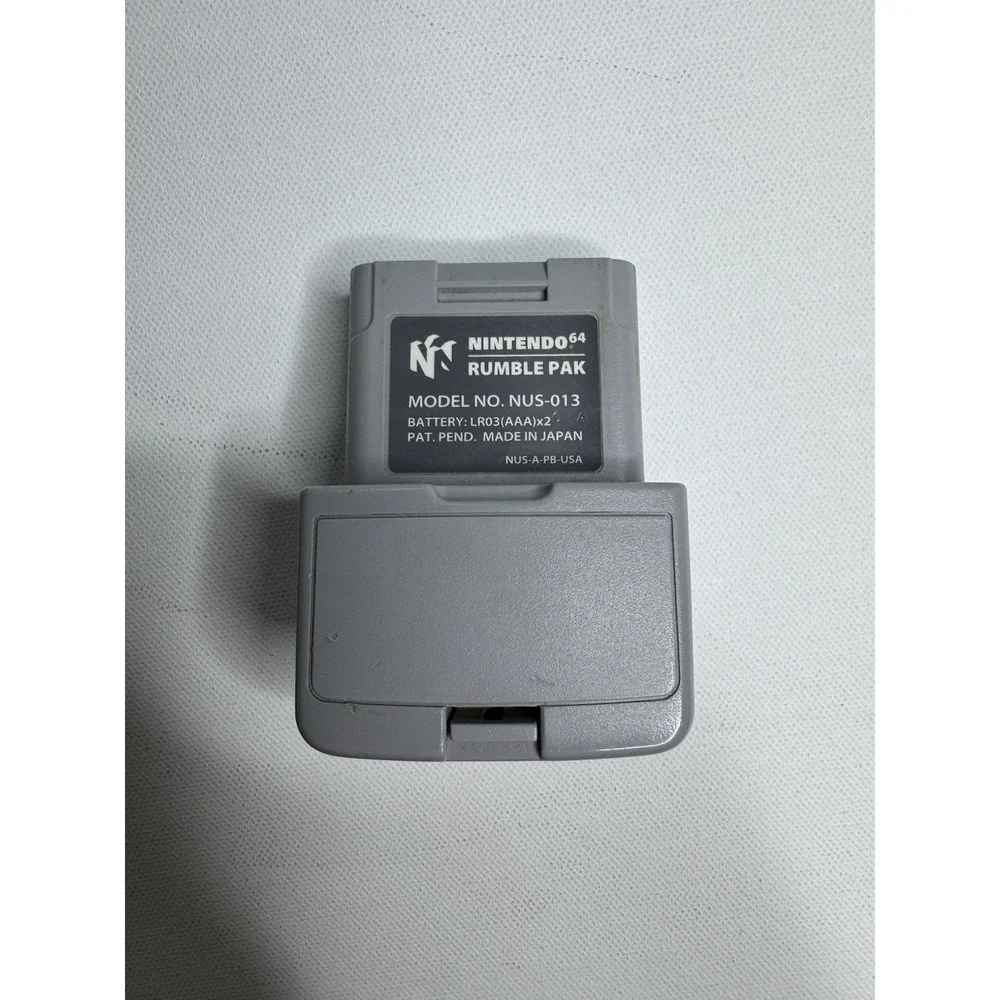 Original OEM Nintendo 64 N64 Rumble Pak - Gray (NUS-013)